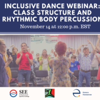 Free Inclusive Dance Webinar: Rhythmic Body Percussion